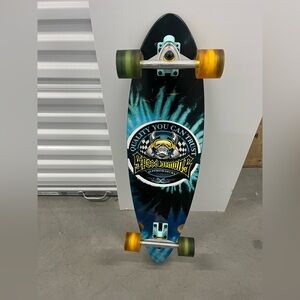 Black and Blue Skateboard